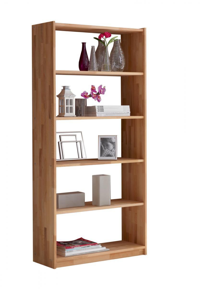 Ticaa Standregal Simon Buche massiv Natur 179 cm hoch