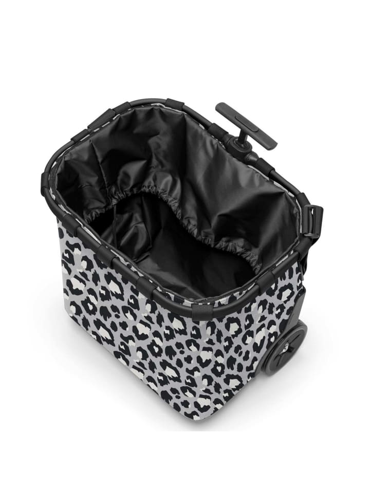Reisenthel carrycruiser - Einkaufstrolley 47.5 cm (frame raffia black) in frame leo nero günstig kaufen onesize