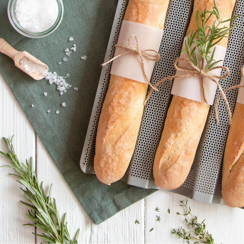 STÄDTER Baguetteblech We Love Baking Baguette, Metall