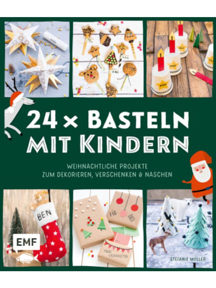 Michael Fischer Buch - 24 x Basteln mit Kindern - Weihnachtliche Projekte für Kindergarten günstig kaufen onesize