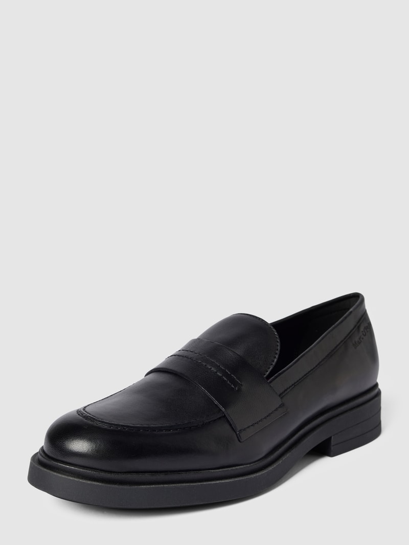 Penny-Loafer aus Leder Modell 'Paula' in schwarz