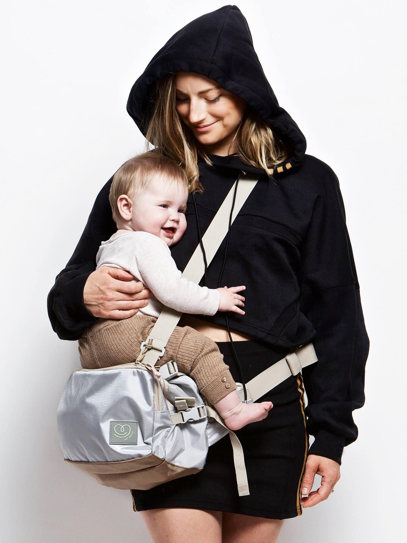 Sac à langer multi-fonctions CaravanBag LOVE RADIUS gris