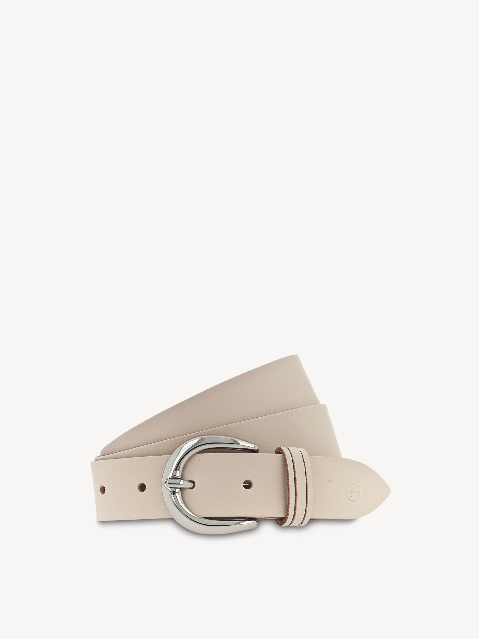 Ceinture en cuir - beige