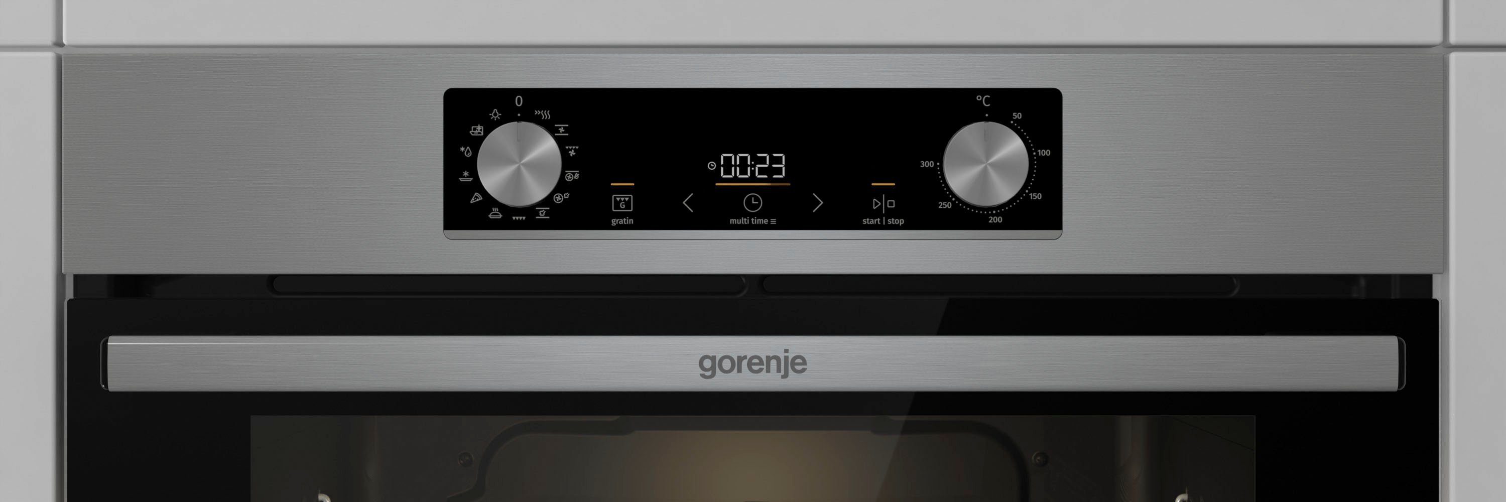 GORENJE Einbaubackofen BOS6737E13, Aqua-Reinigungsfunktion