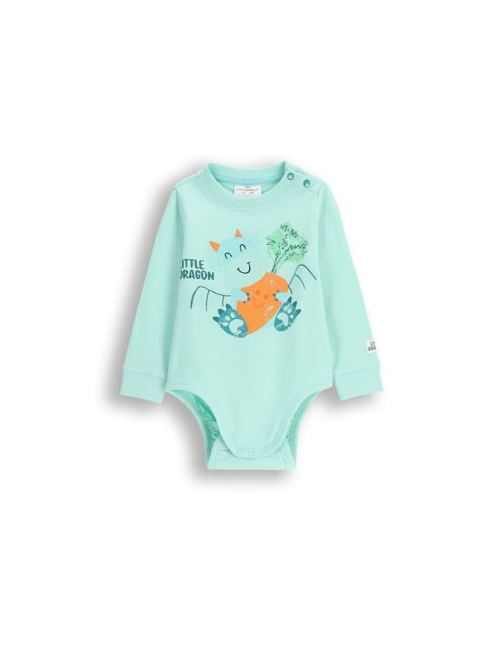Coccodrillo Langarm-Body in in Minzfarbe günstig kaufen