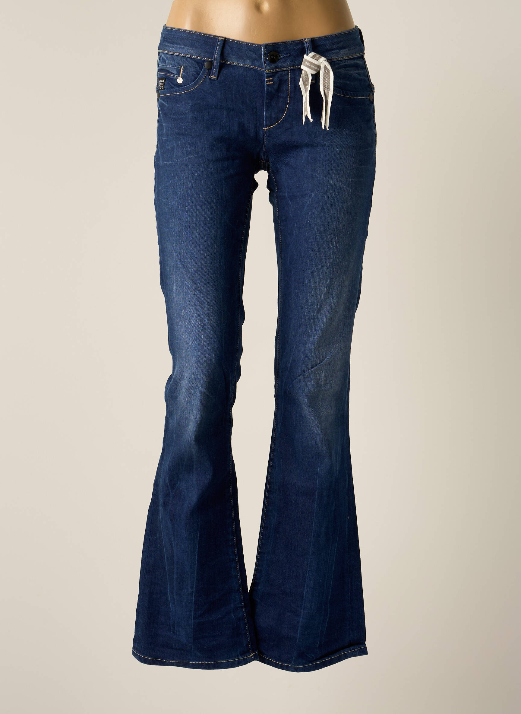 G Star Jeans Coupe Large Femme couleur bleu