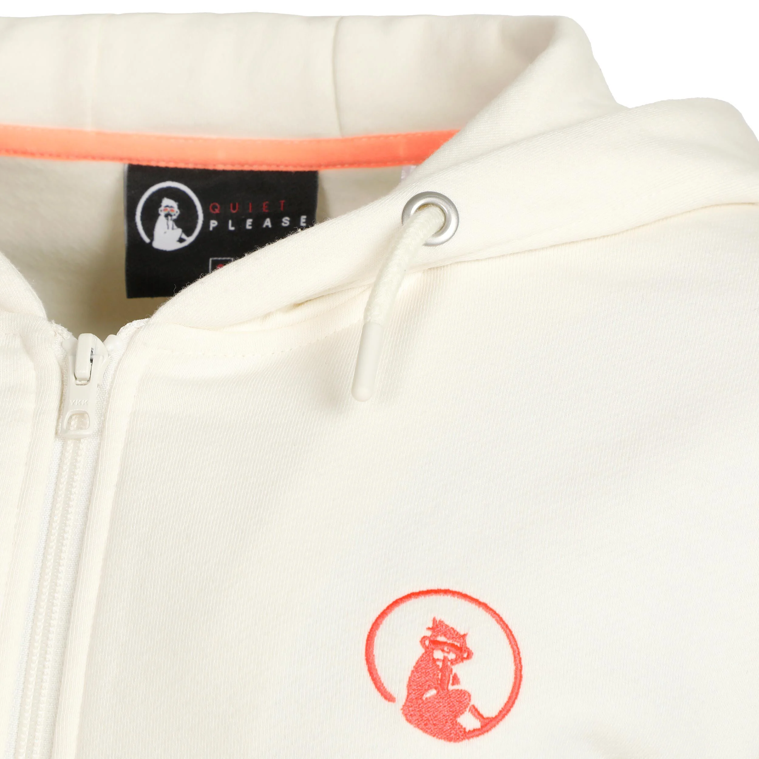 Crossroad Circles & Squares Zip Sweatjacke Damen - Weiß