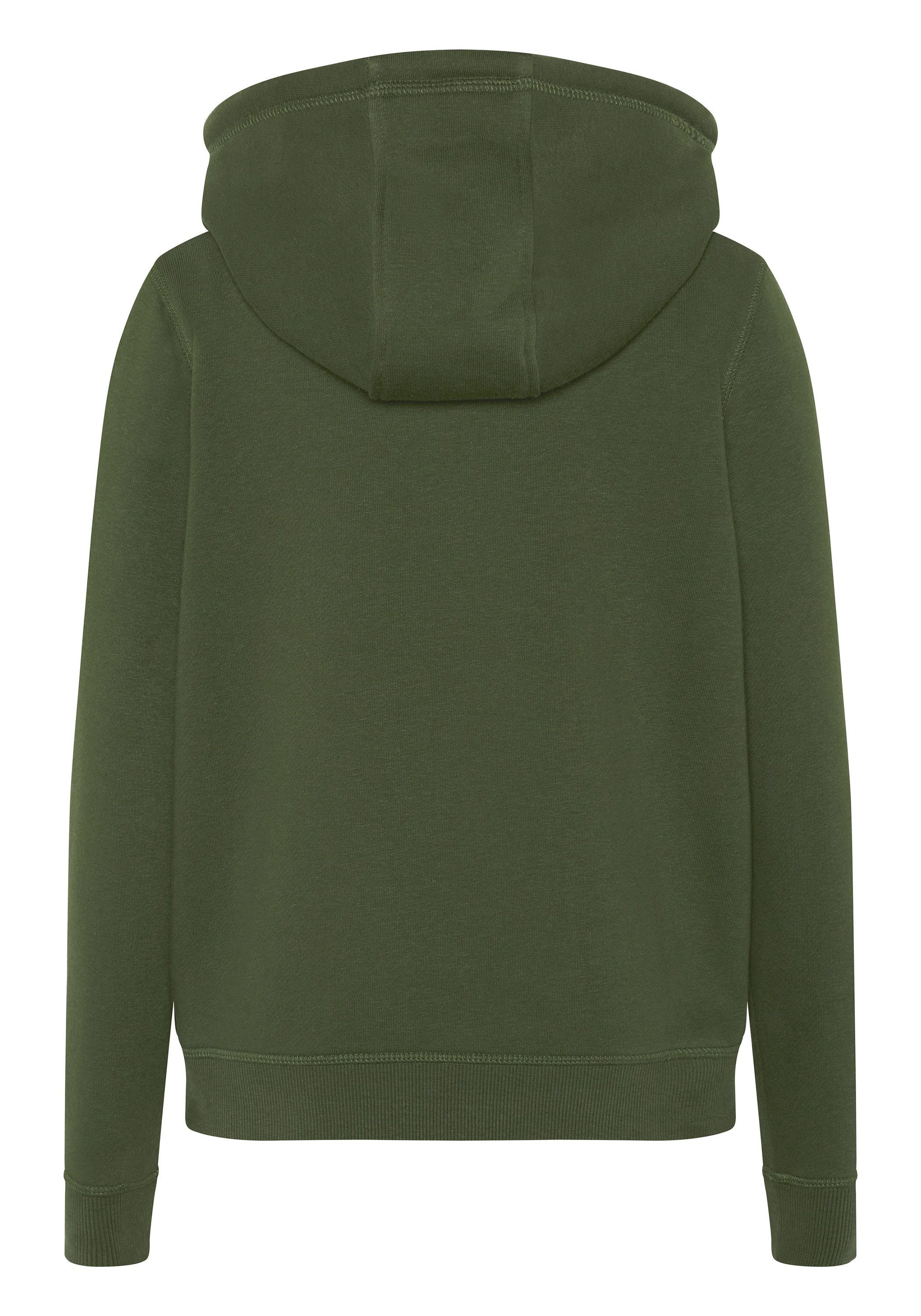 Chiemsee Kapuzensweatshirt Hoodie mit Label-Mountain-Print 1