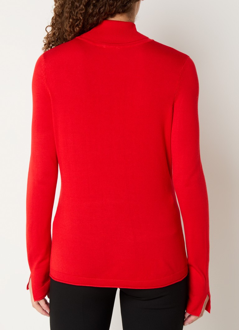Maglione a collo alto in maglia elasticizzata fine di Gerry Weber