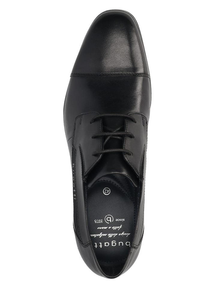 Bugatti Leder-Schnürschuhe 