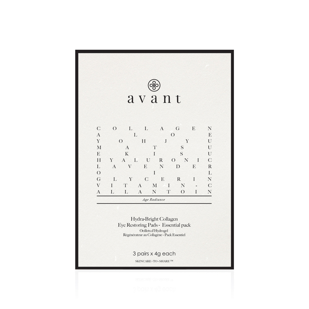 Avant Skincare Pack Essentiel - Oeillets d'Hydrogel Régénérateur au Collagène Contour du regard et des lèvres