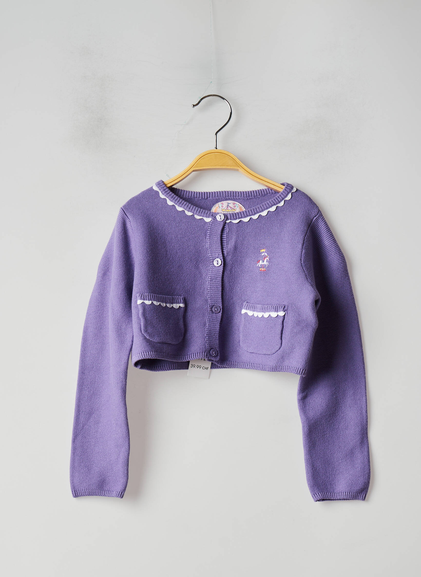 Sergent Major Boleros Fille couleur violet
