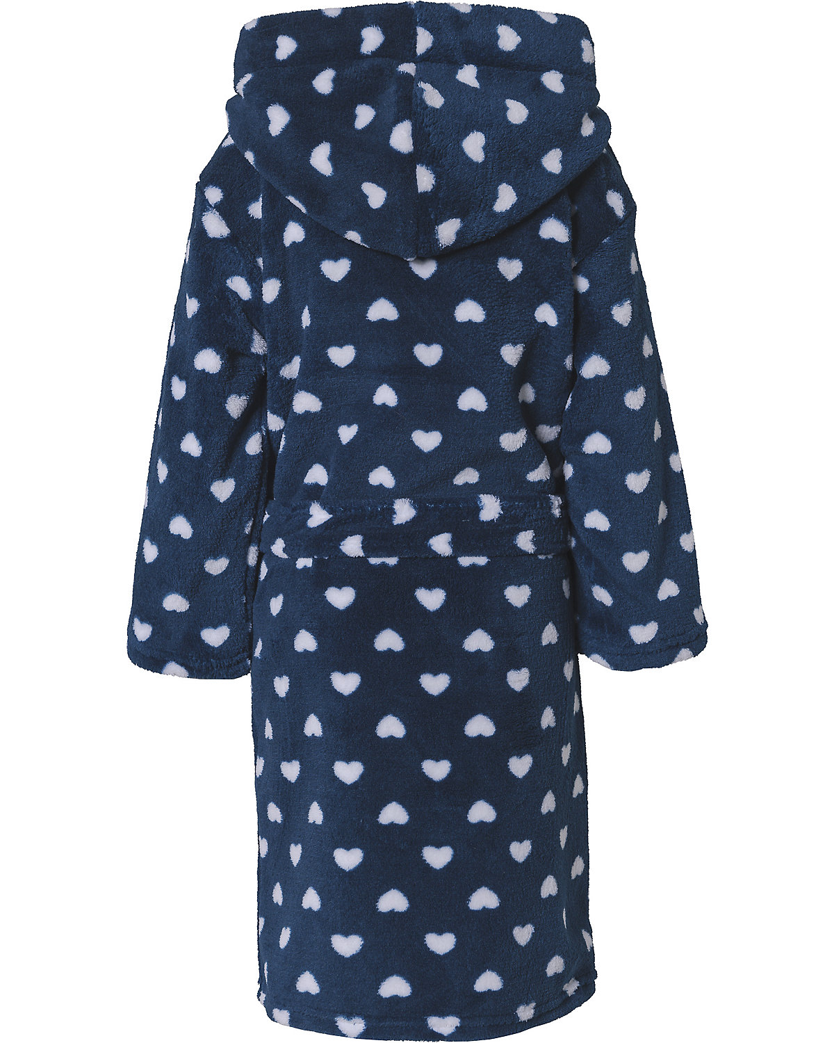 Fleece Bademantel HERZCHEN für Mädchen