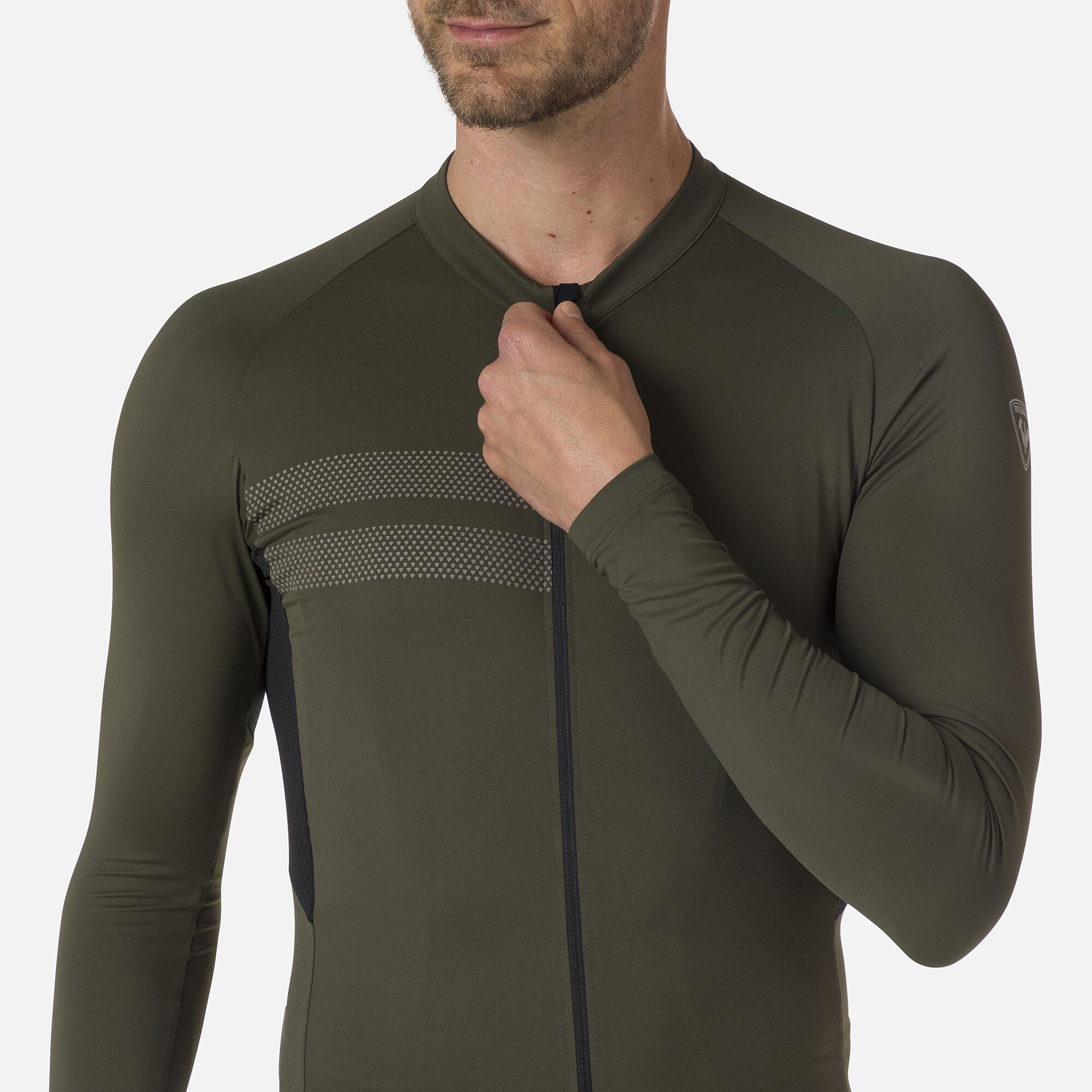 Maillot de vélo de route à manches longues pour homme