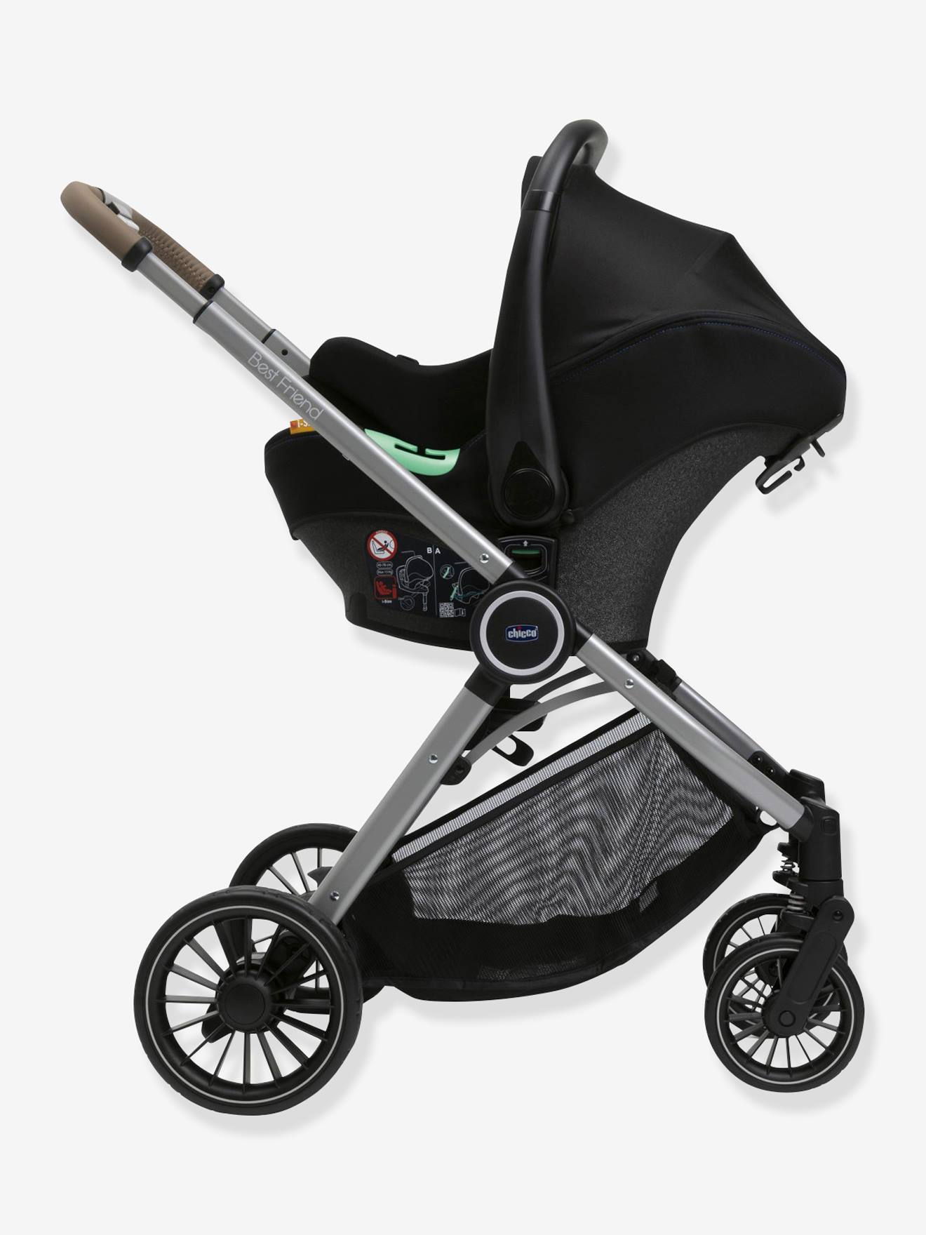 Combiné Trio Best Friend Pro Comfort i-Size CHICCO pirate black