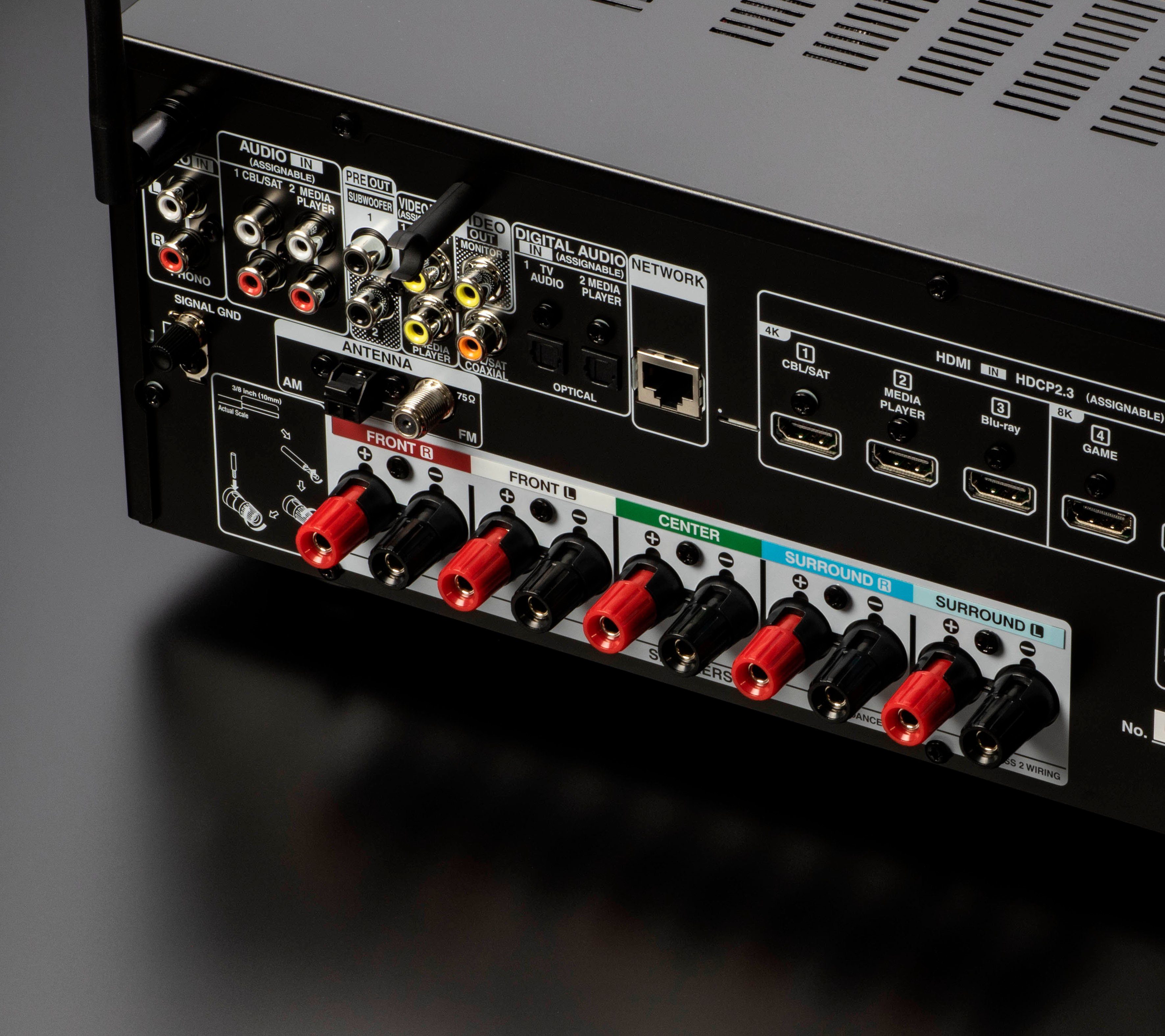Denon AVR-S660H 8K- 5.2 Heimkinosystem (Bluetooth, LAN (Ethernet), WLAN)
