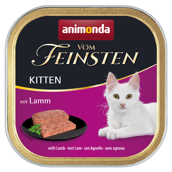 Animonda Nassfutter Animonda Vom Feinsten Kitten 32 x 100g Lamm