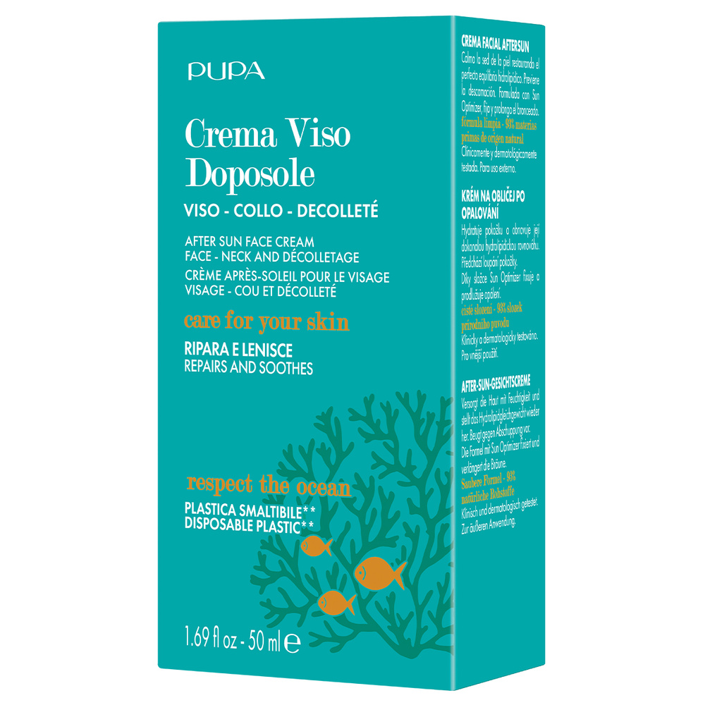 Pupa Milano CREME VISAGE APRES SOLEIL MULTIFONCTION- 50 ML CREME APRES SOLEIL VISAGE