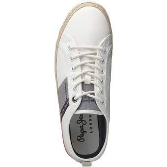 Pepe Jeans MAOUI TAPE Sneaker in weiß