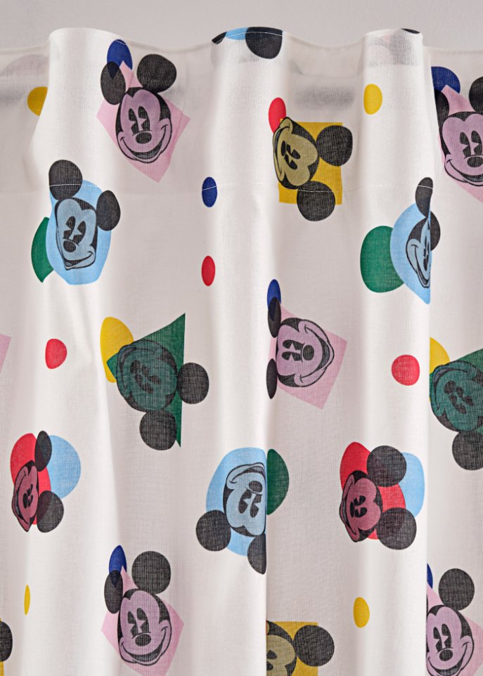 DS Mickey Mouse Bio-Baumwoll Vorhang (1er Pack)