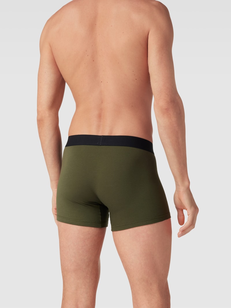 Trunks mit Label-Detail Modell 'SOLID BASIC' in olivgrün