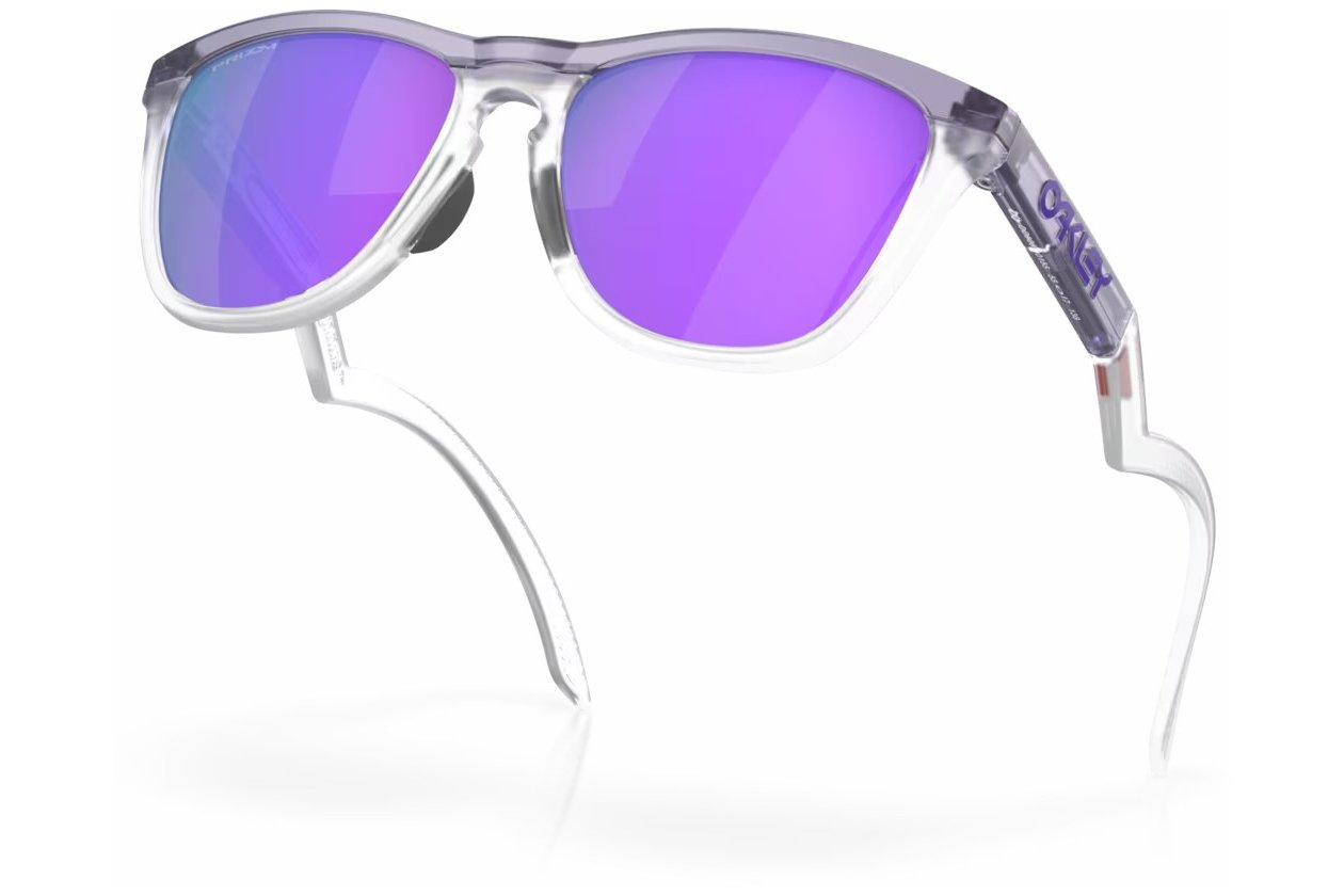 Oakley Frogskins Hybrid Matte Trans Lilac/Clear - Prizm Violet