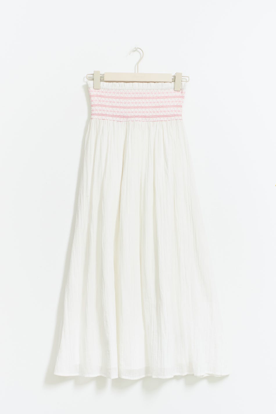 Y embroidery maxi dress