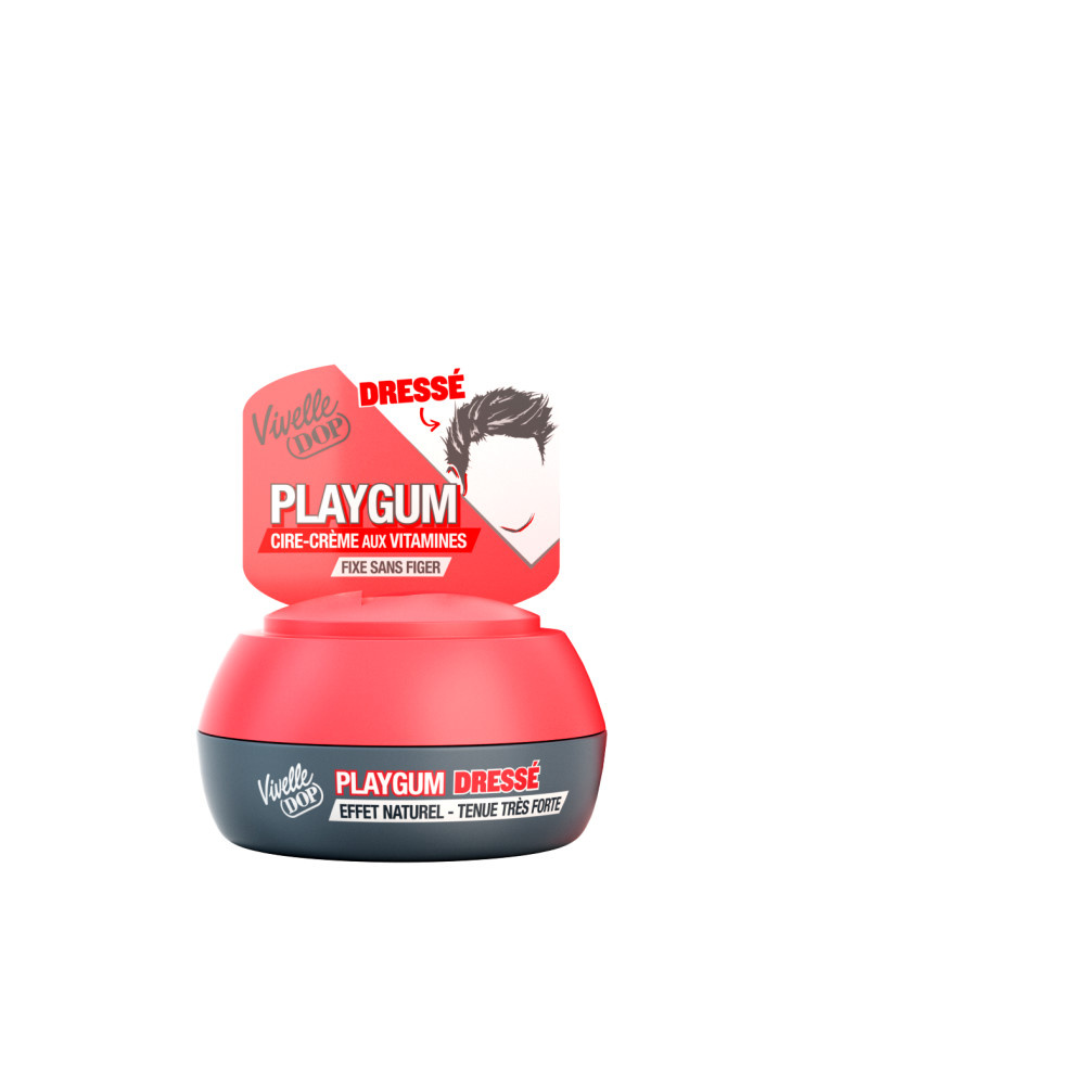 DOP PLAY GUM Cire-Crème Coiffante aux Vitamines Effet Dressé