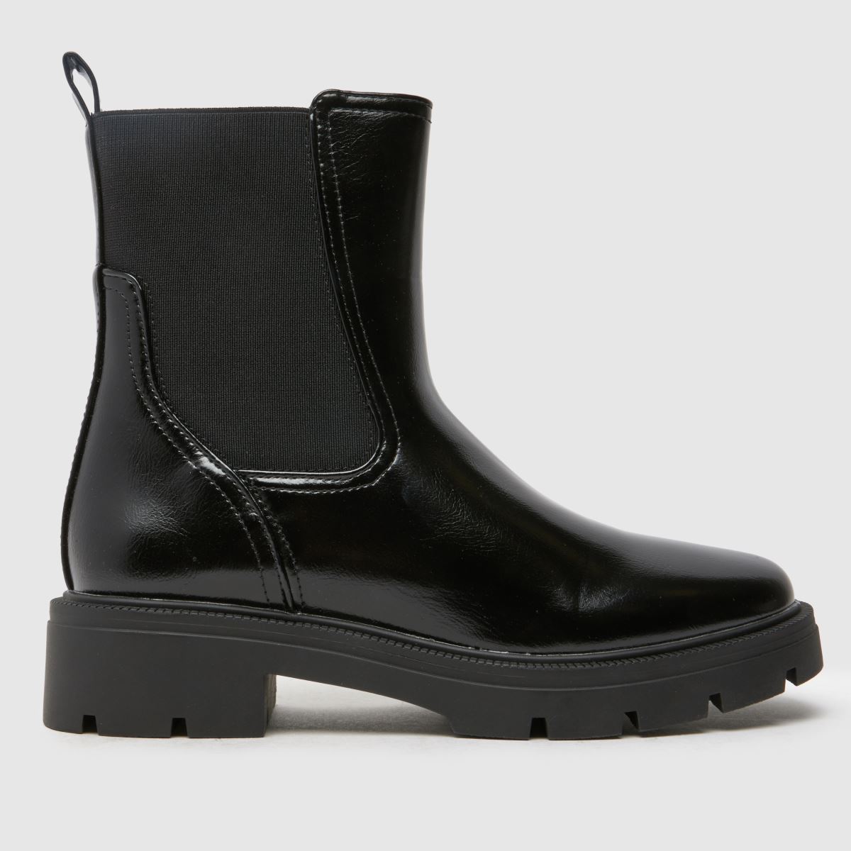 Schuh Alma – Svarta grova chelsea-stövlar