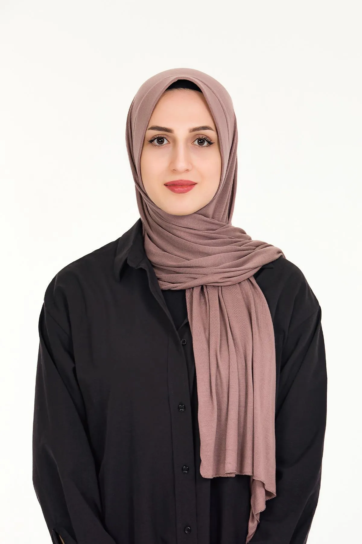 Sensu  Praktischer, aufsteckbarer Hijab-Schal aus gekämmter Baumwolle