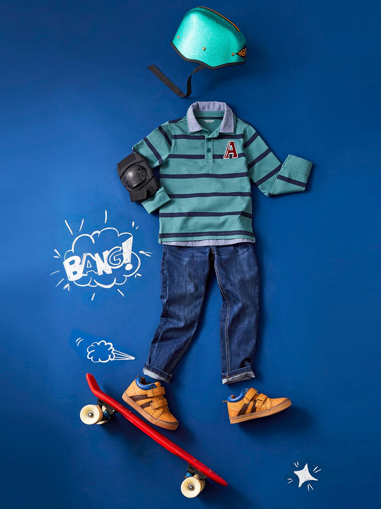 Jean slim indestructible garçon denim brut