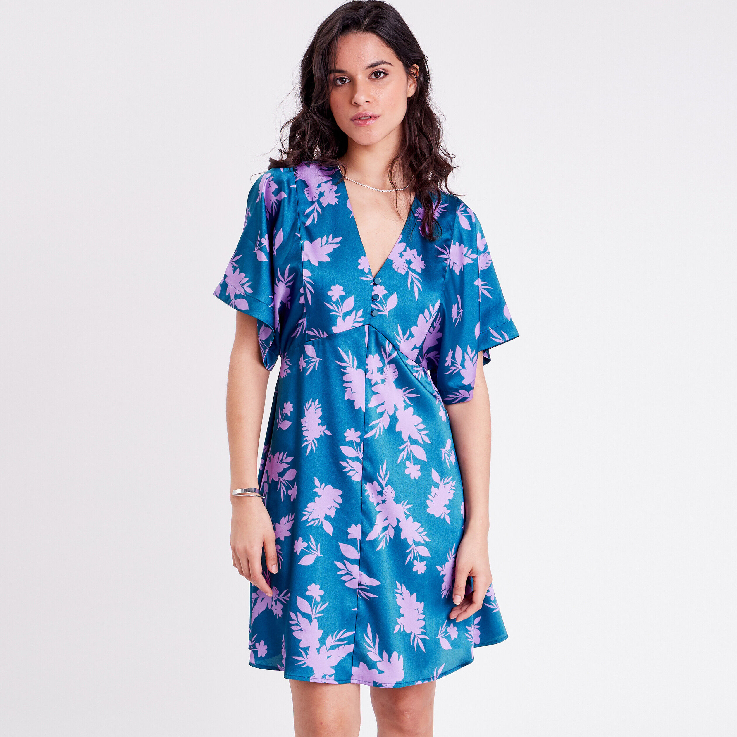 Robe courte parme femme | Cache Cache