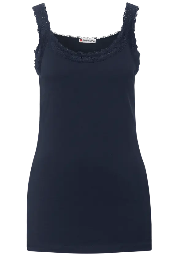 Street One Top mit Spitzendetail