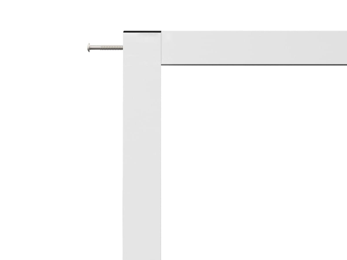 Hecht Powertec XXL Aluminium-Fliegengitter-Bausatz SLIMPLUS, ca. 120 x 240 cm,  braun