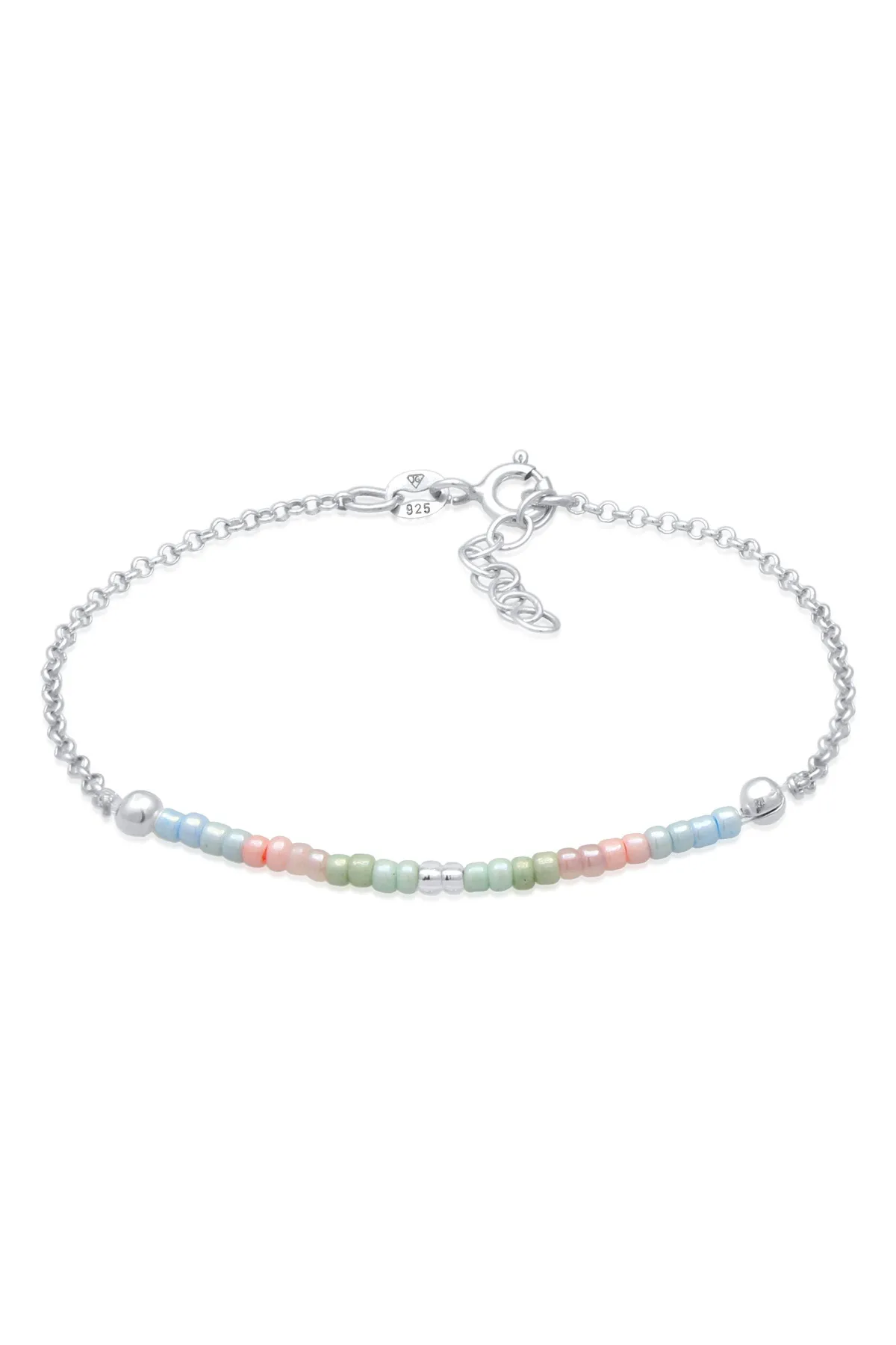 ELLI  Armband Kinder Beads Kugeln Pastell 925 Silber