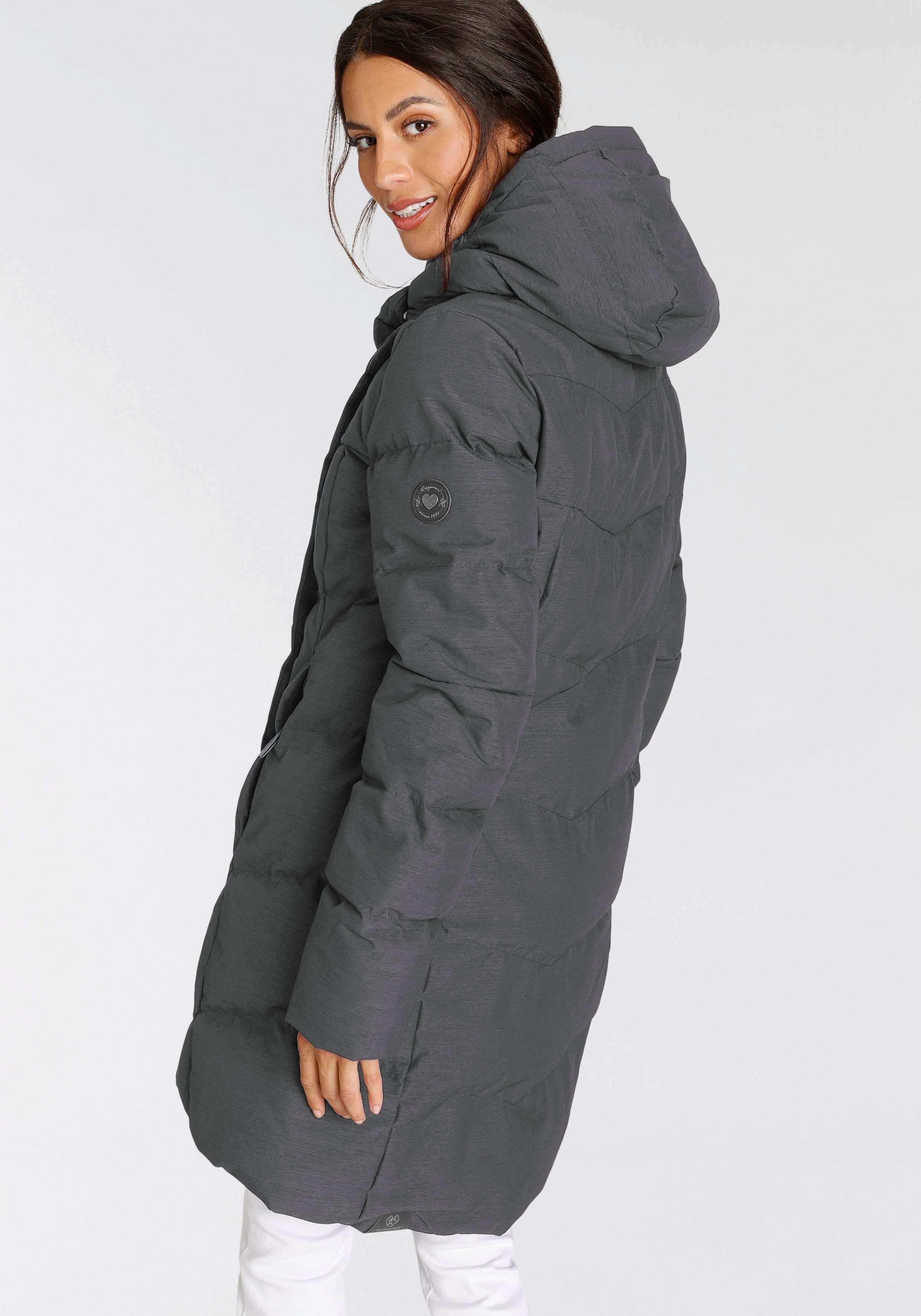 Ragwear Steppjacke PAVLINNA O stylischer, gesteppter Winterparka mit Kapuze