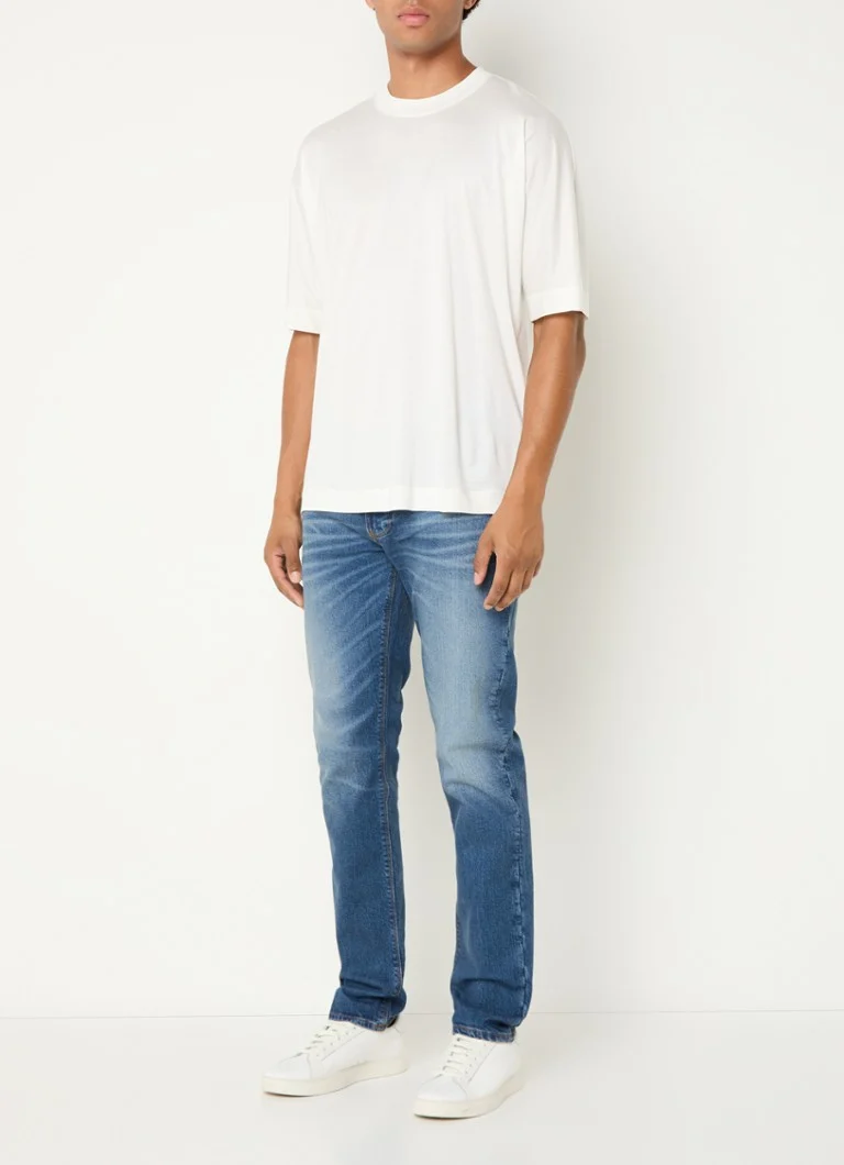Blugi Emporio Armani slim fit, spălare medie