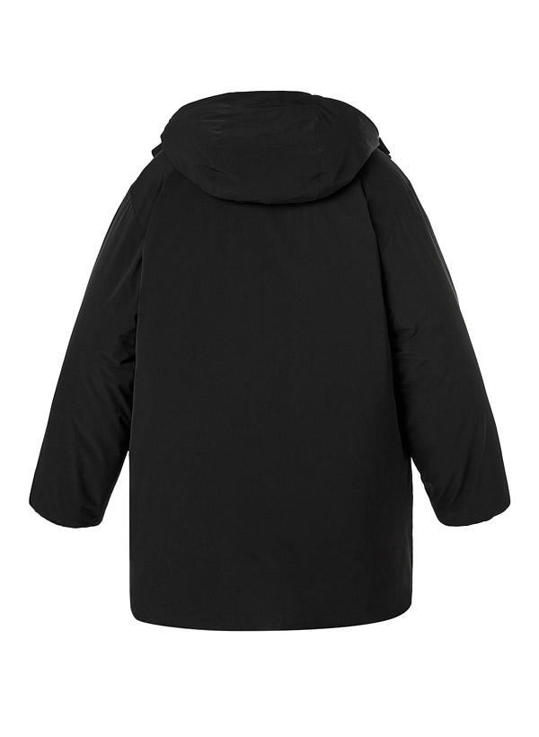 HUGO, Steppmantel Mandev, Mikrofaser wasserresistent, schwarz