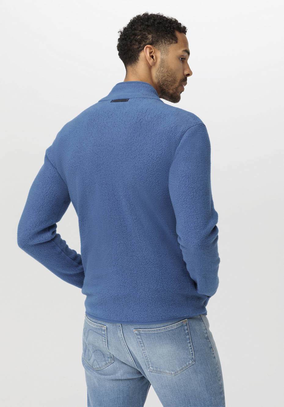 Fleecejacke aus reiner Bio-Baumwolle