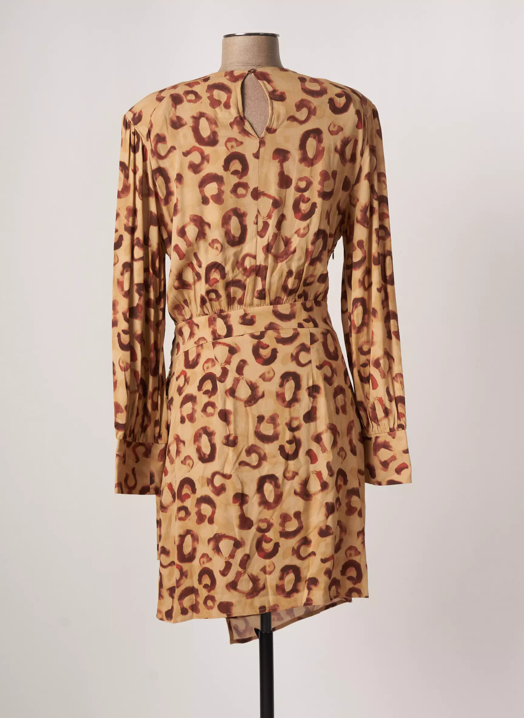 Yaya Robes Courtes Femme couleur beige
