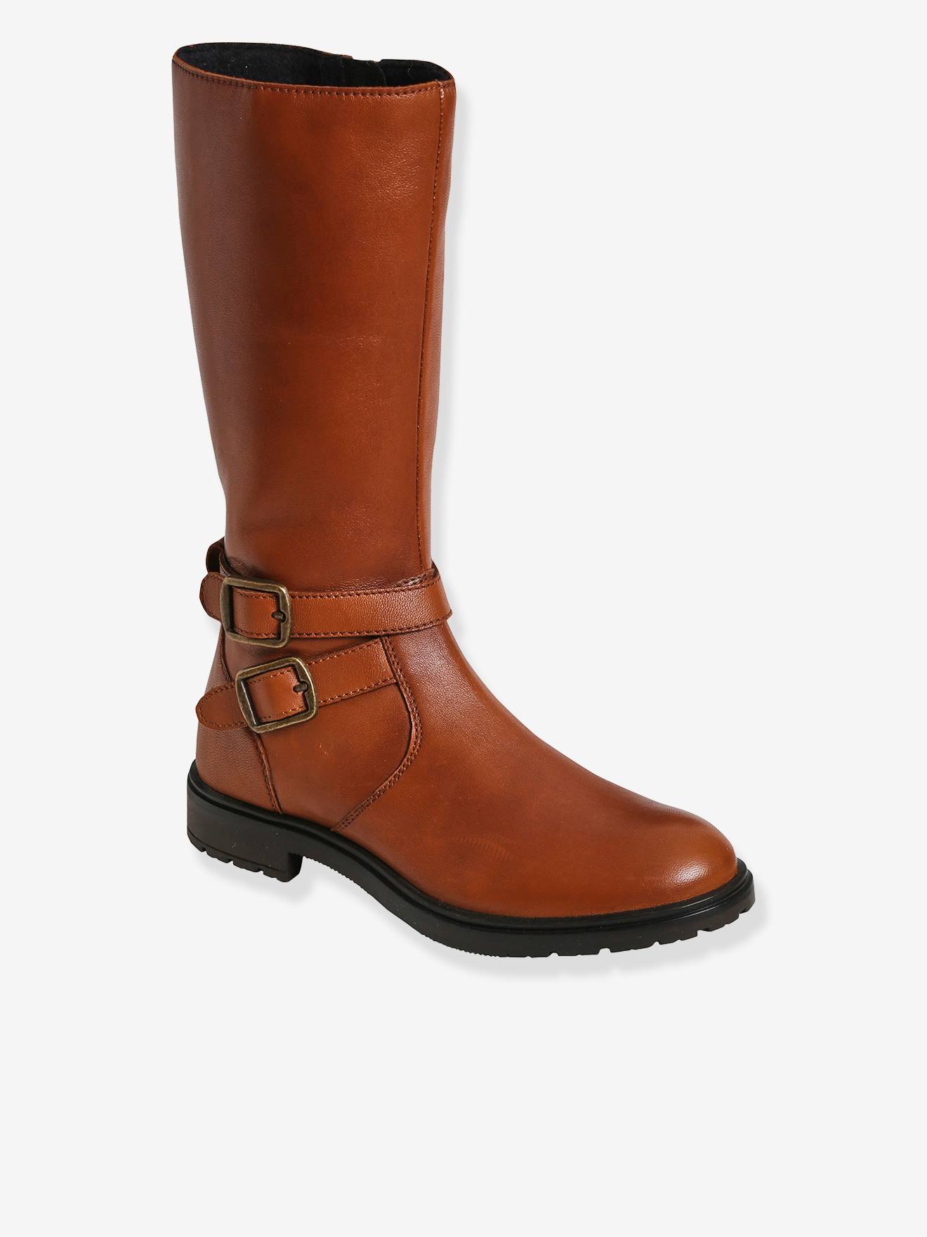Vertbaudet Mädchen Stiefel, Reitstiefel - camelfarben