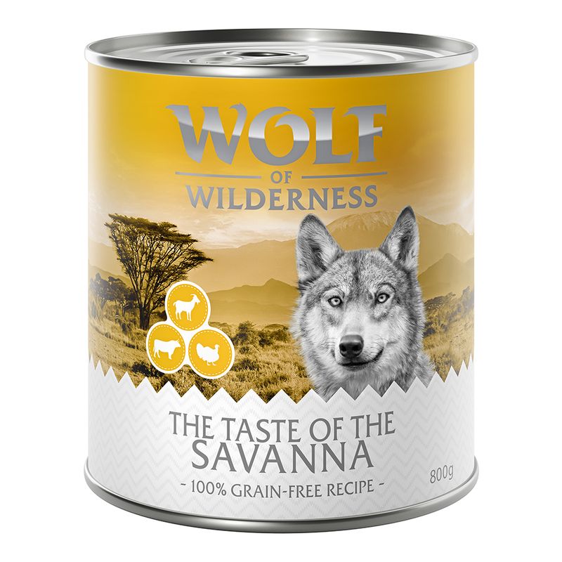 Sparpaket Wolf of Wilderness 'The Taste Of' 24 x 800 g