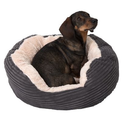 Sparpaket: Kuschelbett Cozy Cord + Fleecedecke Pawty
