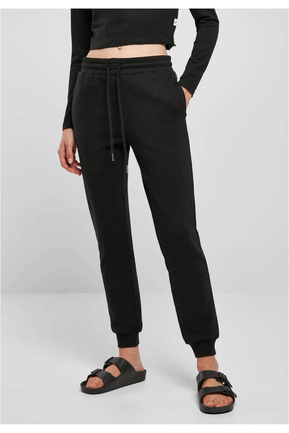 Urban Classics  Damen Ladies Organic Cotton Slim Sweatpants