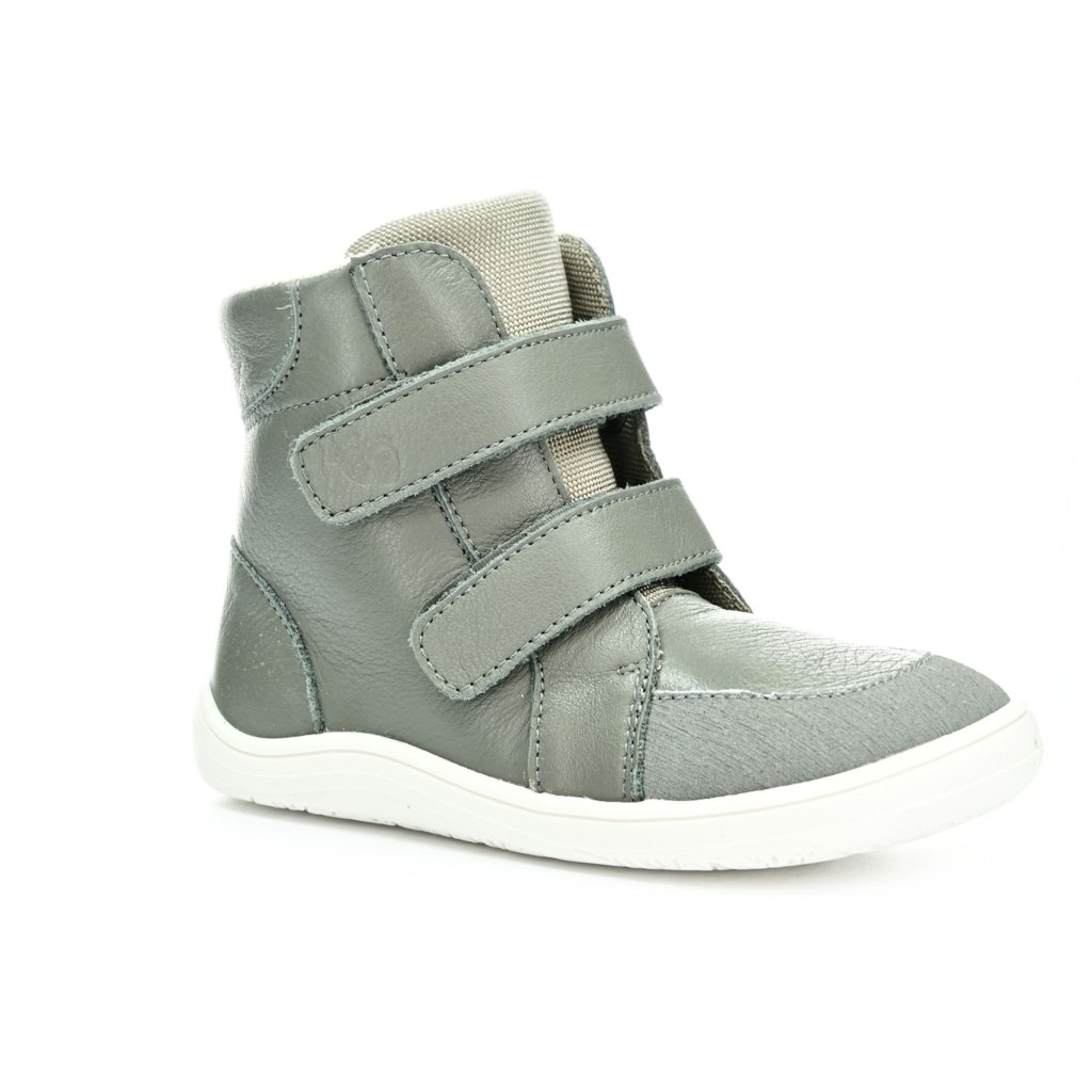 Baby Bare Febo Winter Grey (mit Membran/Asfaltico) Winterbarfußschuhe