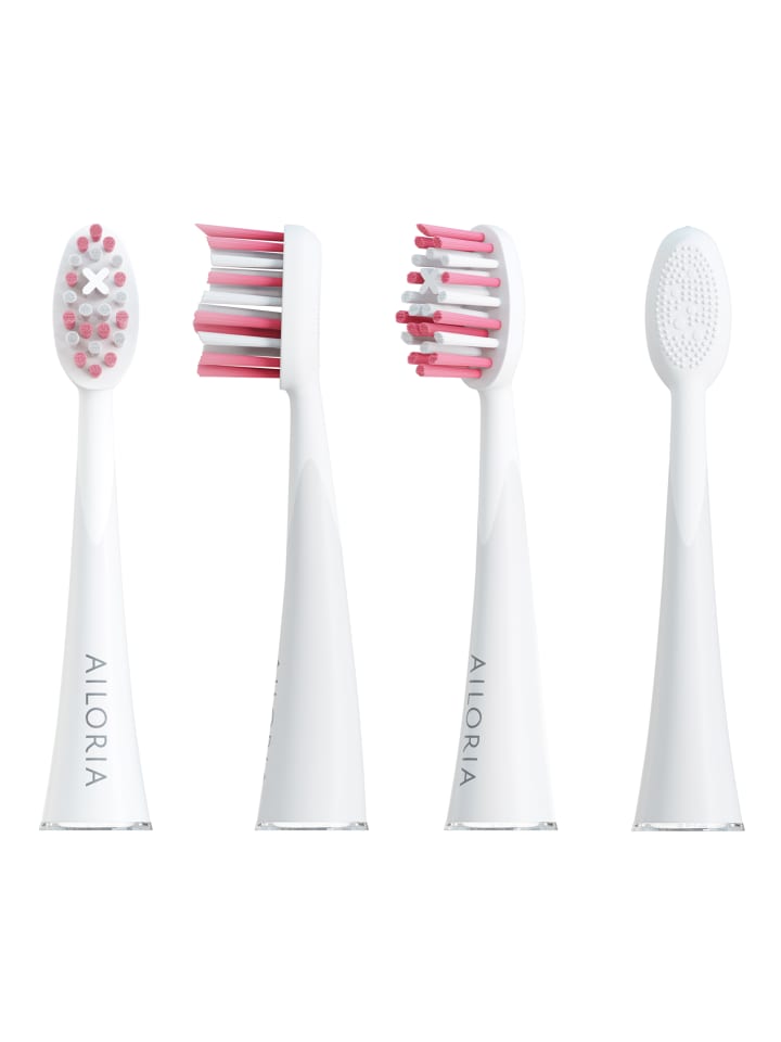 Ailoria SHINE BRIGHT Extra Clean Ersatzbürstenköpfe 6er Set in rosa günstig kaufen onesize