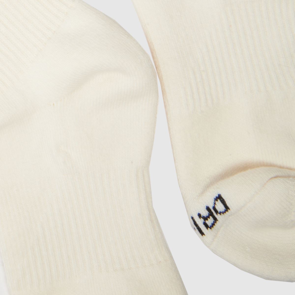 Nike – Off-white – Vardagsstrumpor med rund hals, 2-pack