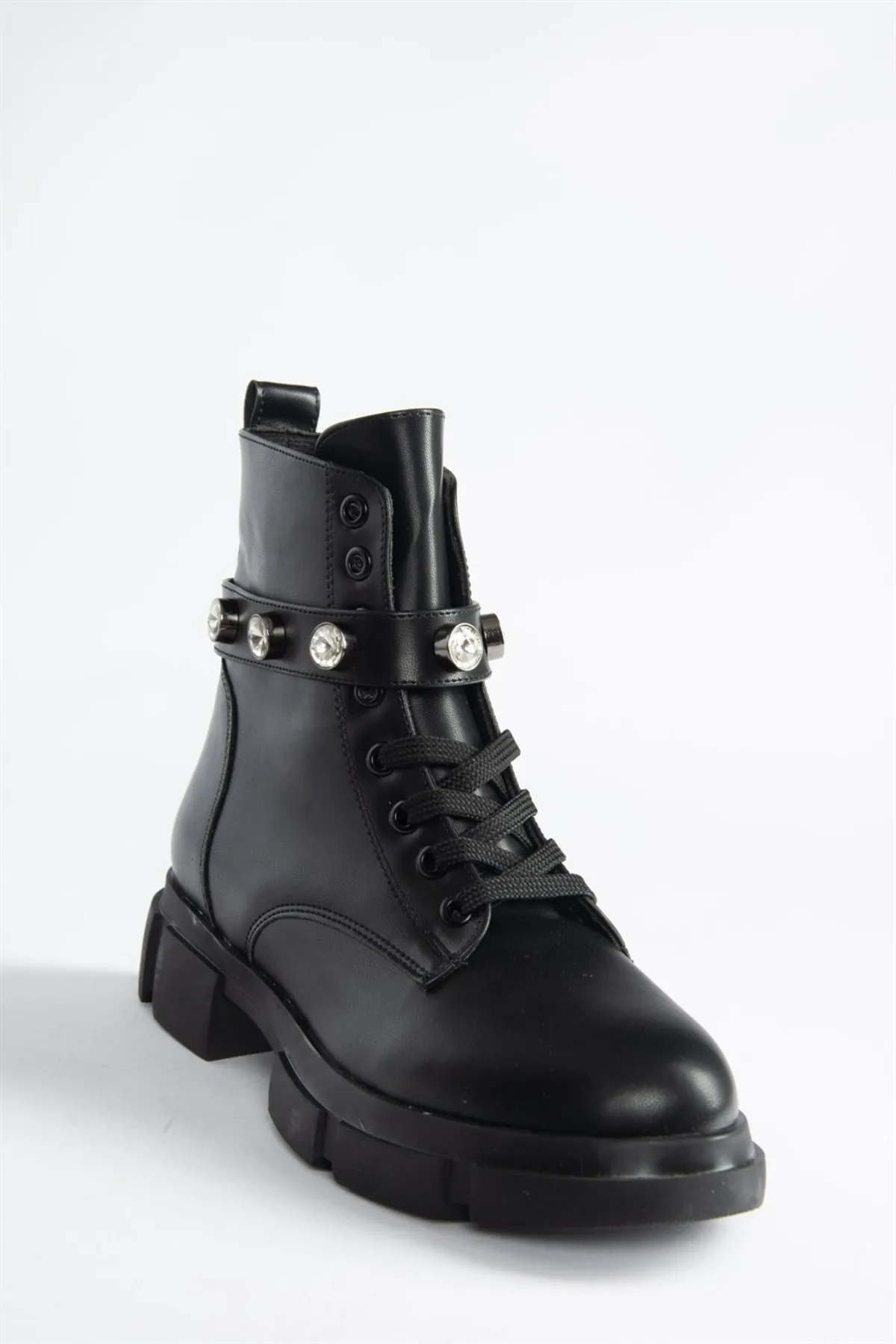 Fox Shoes  Black Stone Detaillierte Daily Damenstiefel N820003209