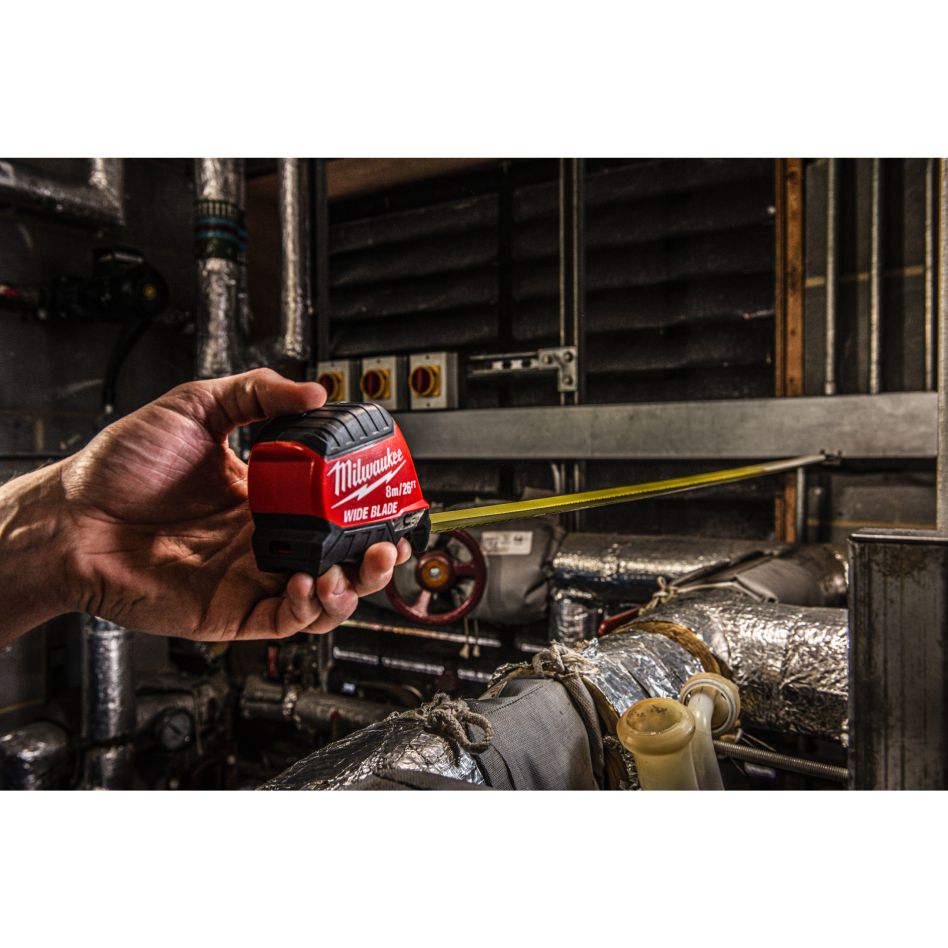 Milwaukee pribor 4932499210 Veličina role Široka oštrica magn. 26 ft / 8 M x 35 mm