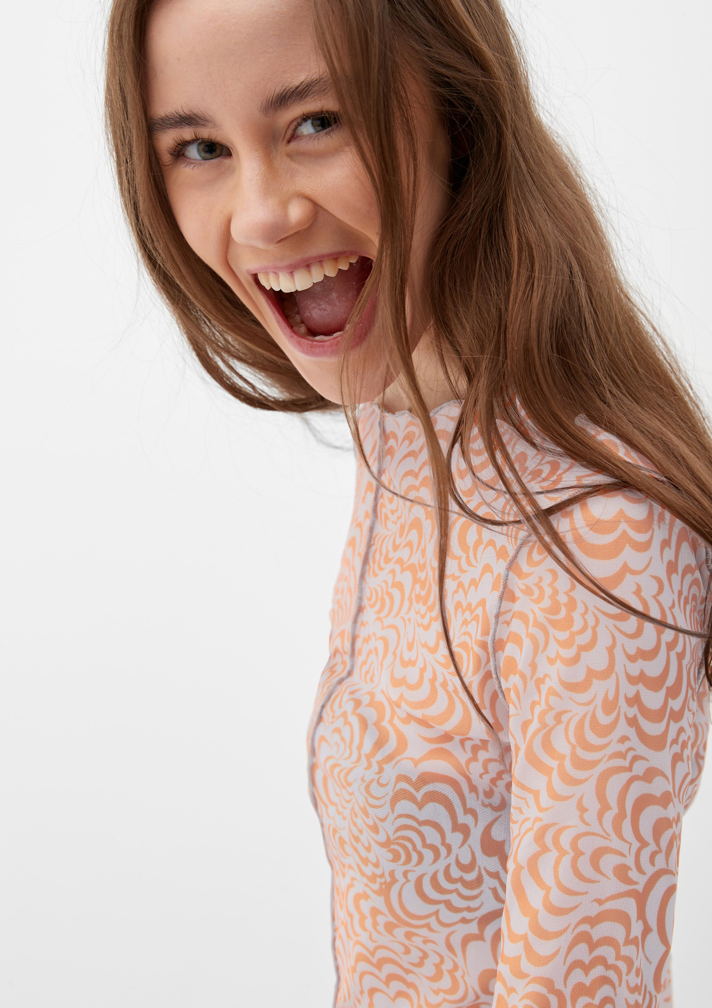 T-Shirt mit Inside Out-Effekt  2127849-41A4